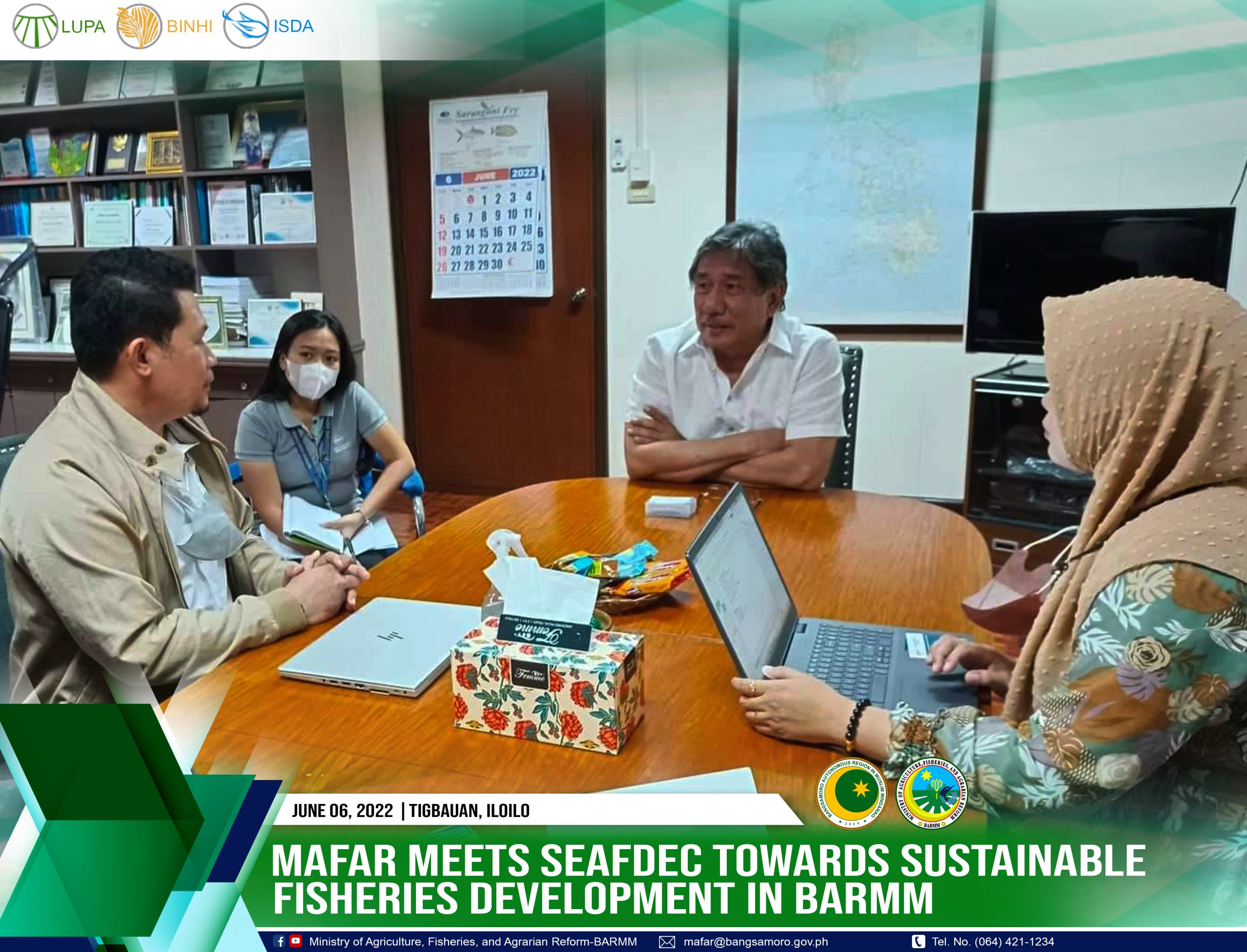 MAFAR meets SEAFDEC towards sustainable fisheries development in BARMM