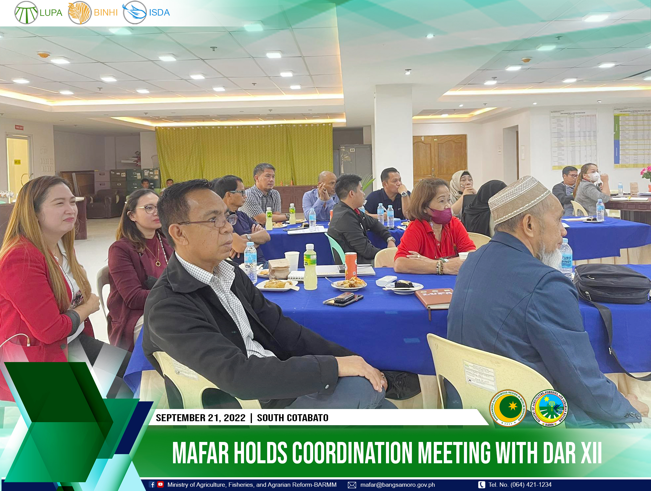 MAFAR holds coordination meeting with DAR XII
