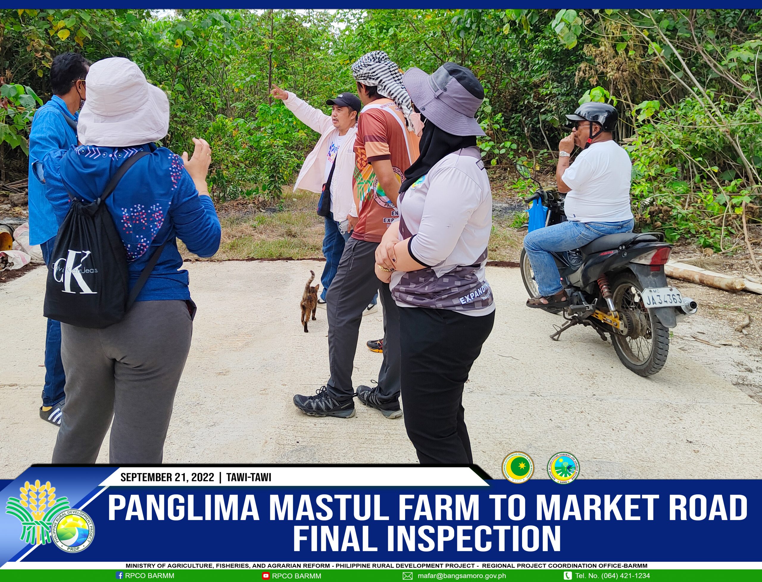 Panglima Mastul Farm-Market-Road undergoes a final inspection