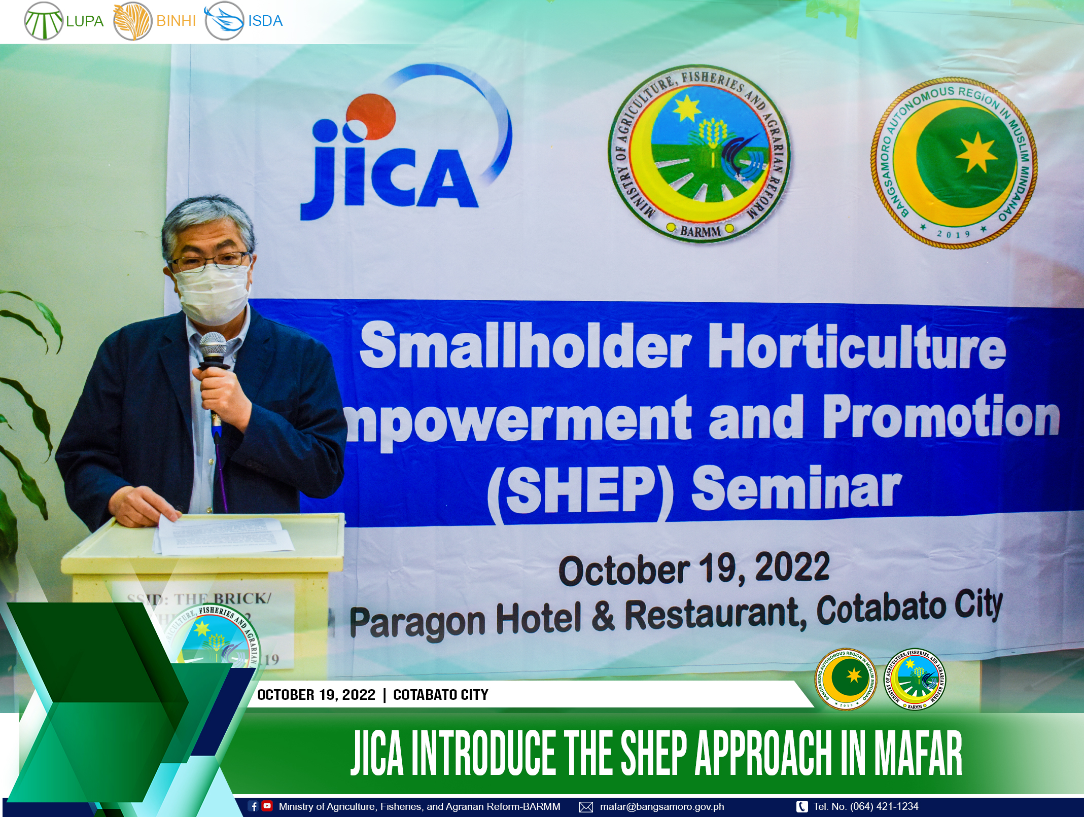 JICA introduce the SHEP approach in MAFAR
