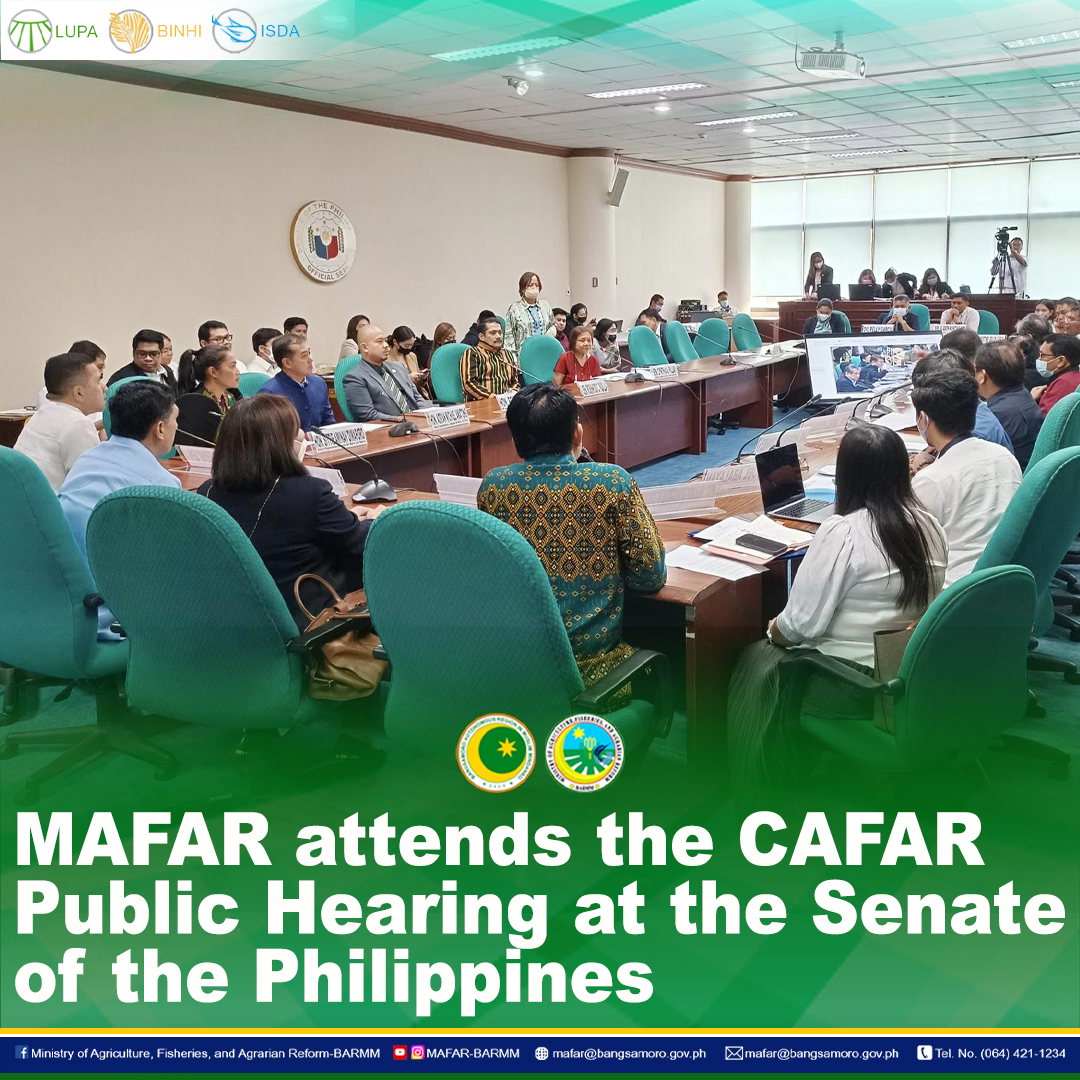 MAFAR attends the CAFAR Public Hearing