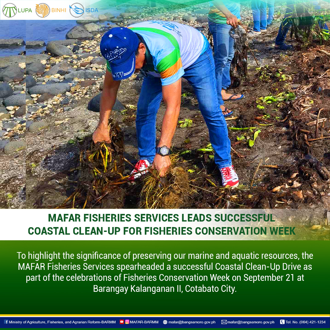 MAFAR FISHERIES SERVICES LEADS SUCCESSFUL COASTAL CLEAN-UP FOR FISHERIES CONSERVATION WEEK