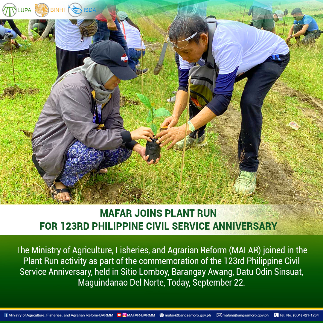 MAFAR JOINS PLANT RUN FOR 123RD PHILIPPINE CIVIL SERVICE ANNIVERSARY